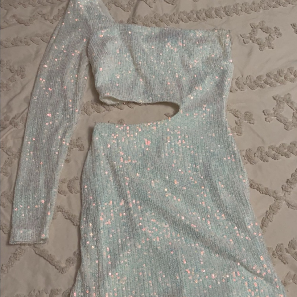 Windsor One Shoulder Cut Out Mini Dress